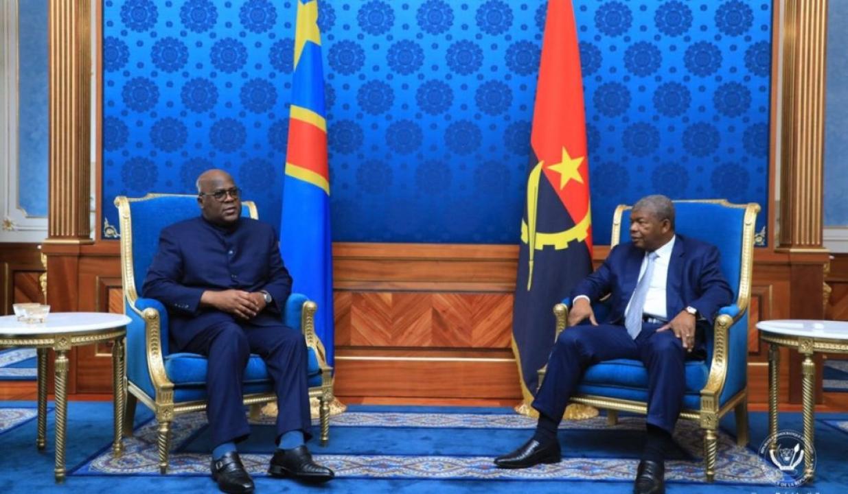 Le président Félix Tshisekedi et son homologue angolais,  médiateur sur le conflit de l’est de la RDC