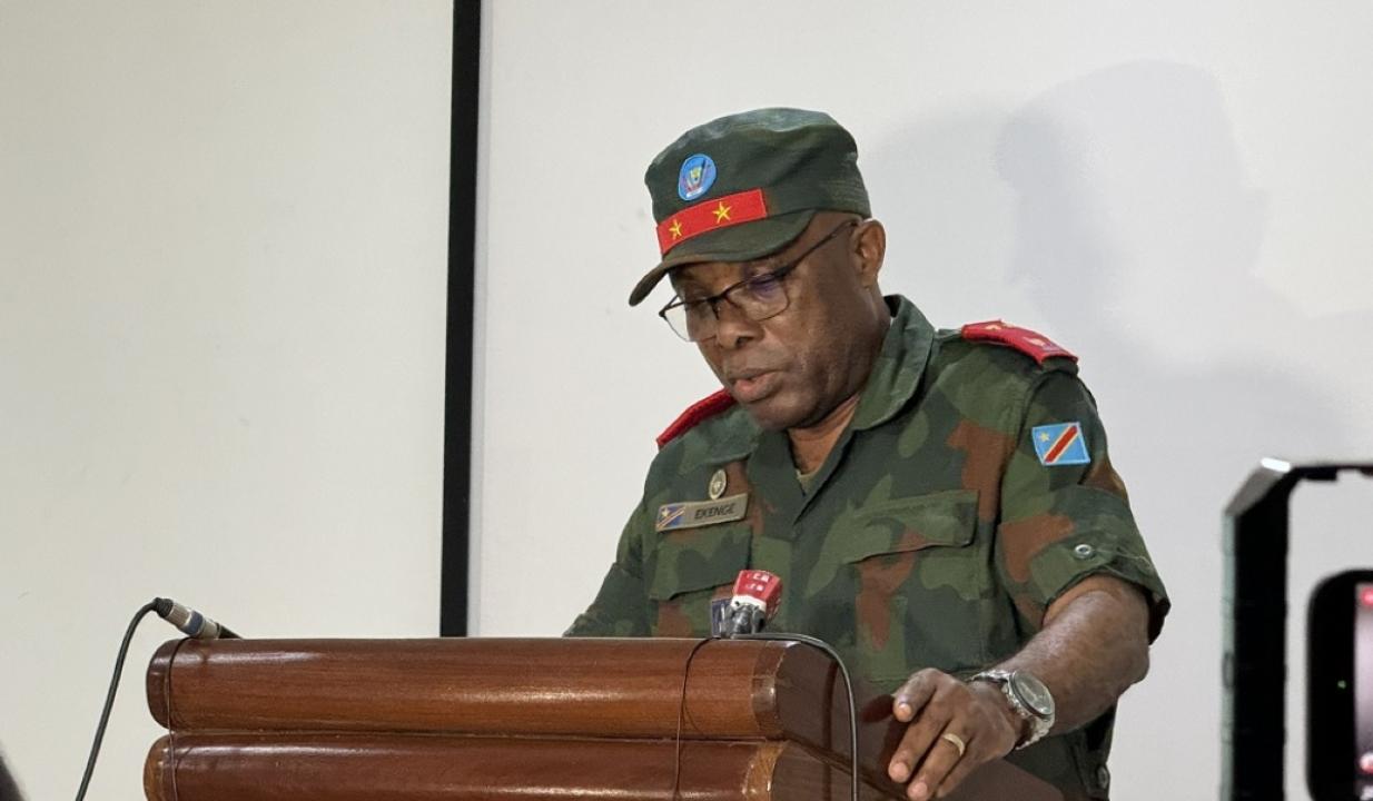 Le Général-major Sylvain Ekenge, porte-parole des FARDC [photo d'illustration]
