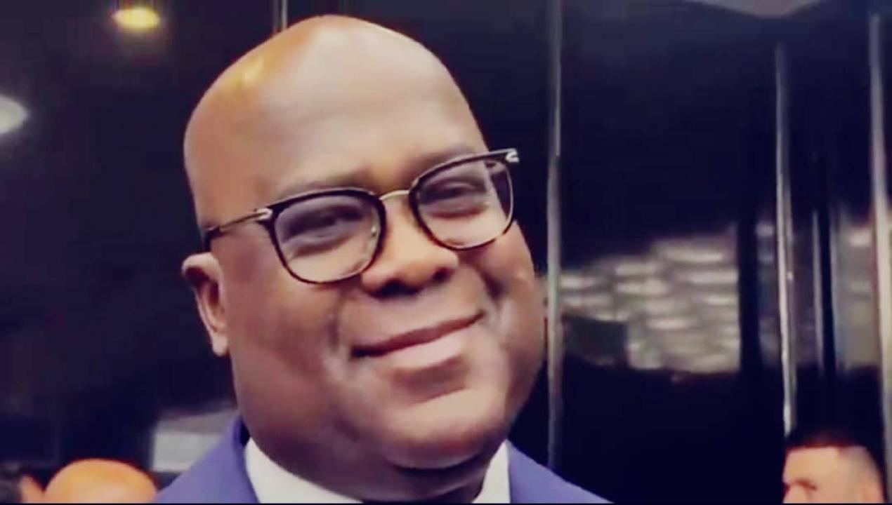 Félix Tshisekedi, président de la RDC lors d’une interview avec la presse Namibienne à Windhoek