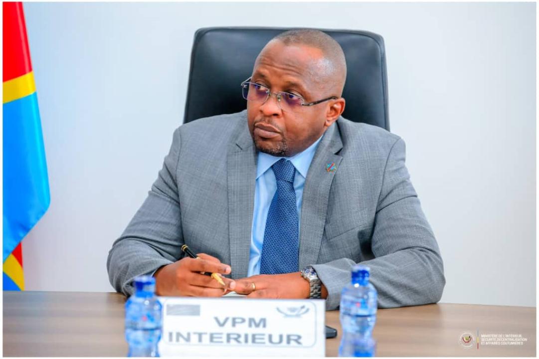 Jacquemain Shabani, vice-premier ministre de l'Intérieur, sécurité, Décentralisation et affaires Coutumières en RDC