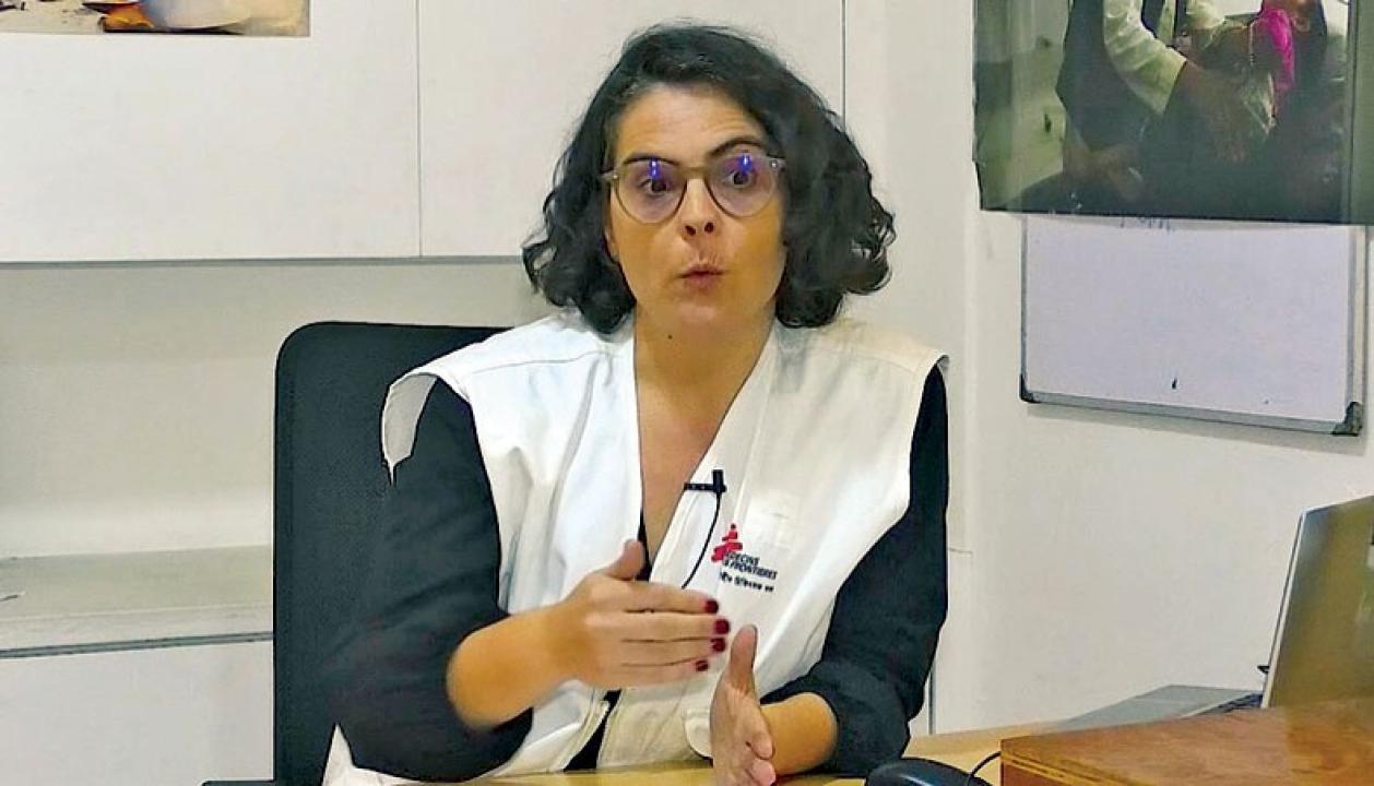 Natalia Torrent, chef des programmes de MSF au Nord-Kivu