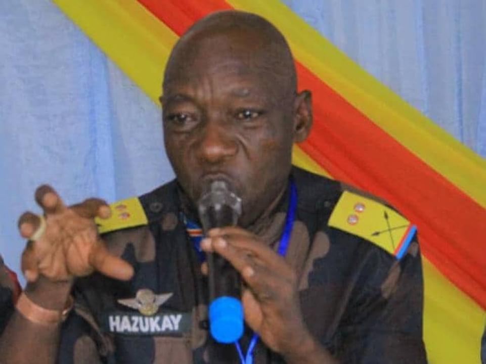 Le lieutenant colonel Mak Hazukay, porte parole du secteur opérationnel Sokola 1 grand-nord [photo d’illustration]