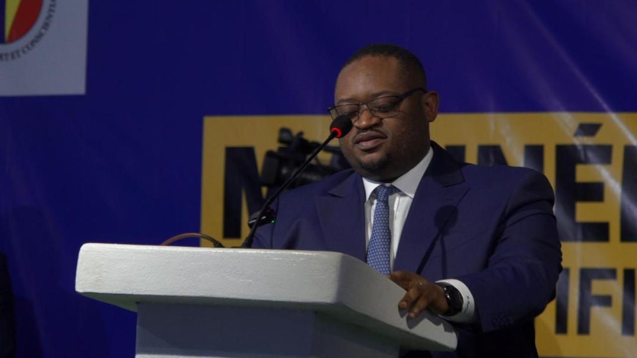 Le ministre des finances, Doudou Fwamba.