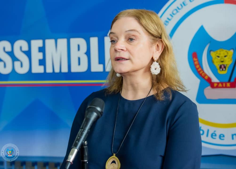 L' ambassadrice hollandaise en RDC après son échange avec le président de l' Assemblée nationale