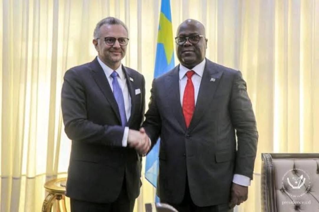 Massad Boulos, envoyé spécial du Président américain reçu à Kinshasa par le Président Félix Tshisekedi, à la Cité de l'Union Africaine [photo d'illustration]