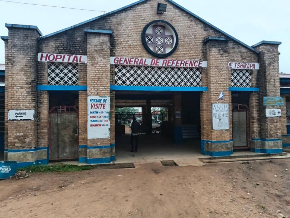 Une vue de l'Hôpital général de référence de Tshikapa