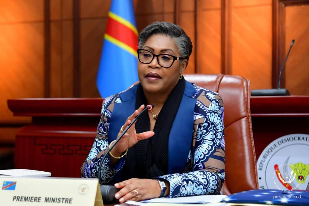 La Première ministre Judith Suminwa Tuluka