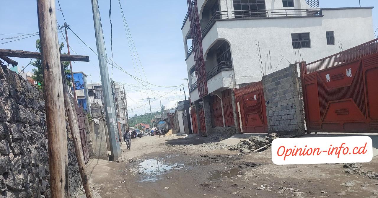 Une des avenues de la Commune de Karisimbi dans la ville de Goma au Nord-Kivu