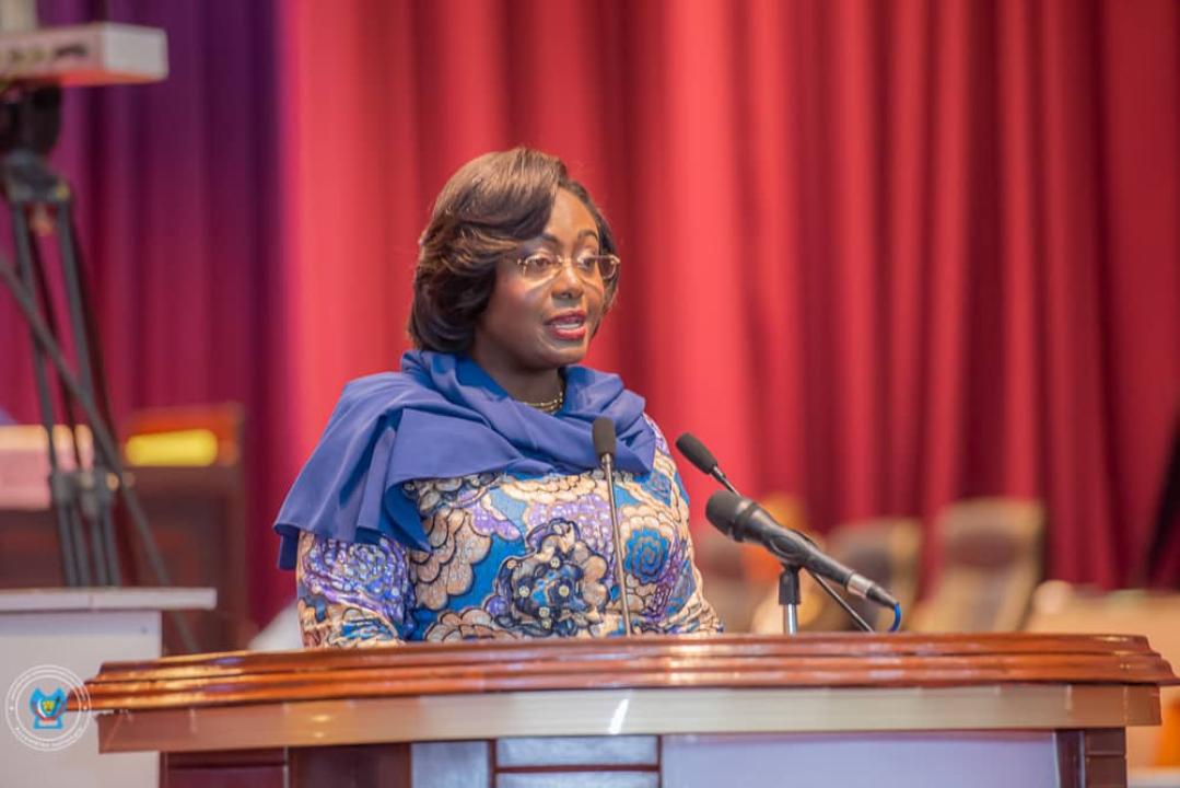 Honorable Chimene Poli Poli,  Questeure de l’Assemblée nationale de la RDC