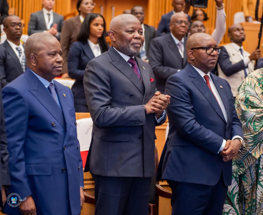 Les speakers de  deux  chambres du parlement Vital Kamerhe et Sama Lukonde participent à la 16 ème Conférence des présidents et de sections de la région APF au Congo Brazzaville