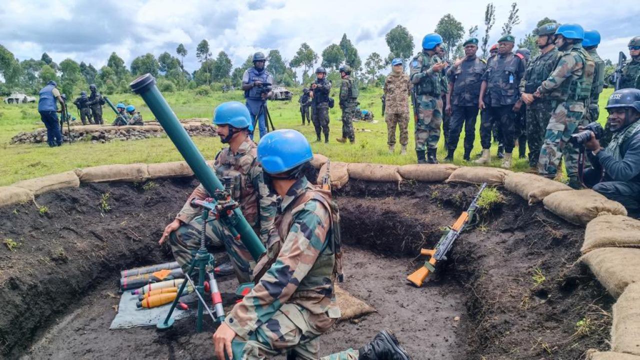Les éléments de la Monusco en coalition avec les FARDC engagés dans l'opération Springbok au Nord-Kivu [photo d'illustration]
