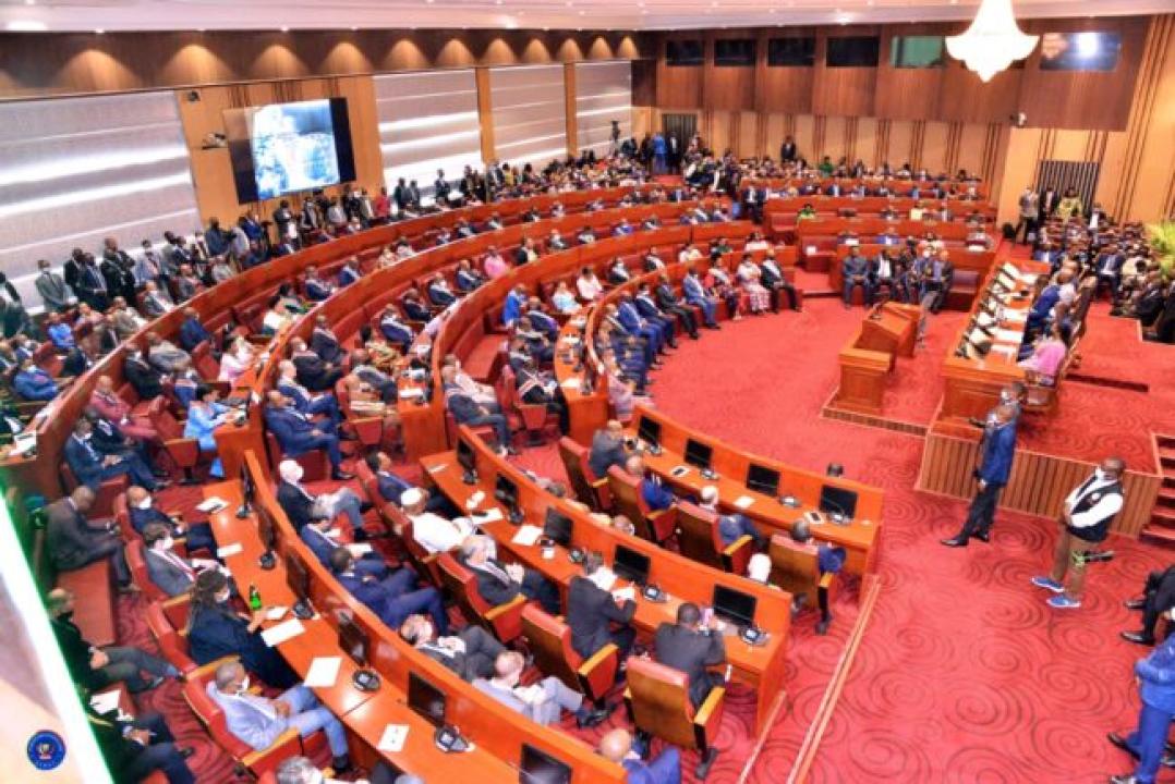 Les sénateurs congolais en pleine séance plénière