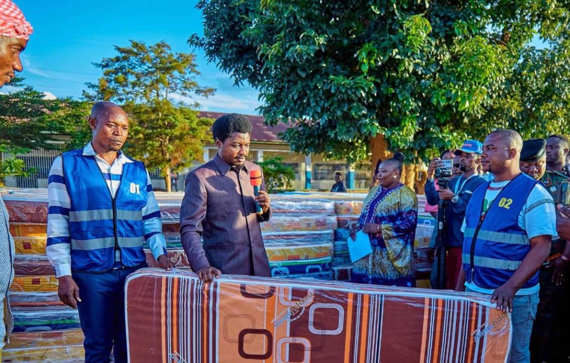 Le ministre d'État, Constant Mutamba à la prison de Kasapa. [Photo d'illustration]