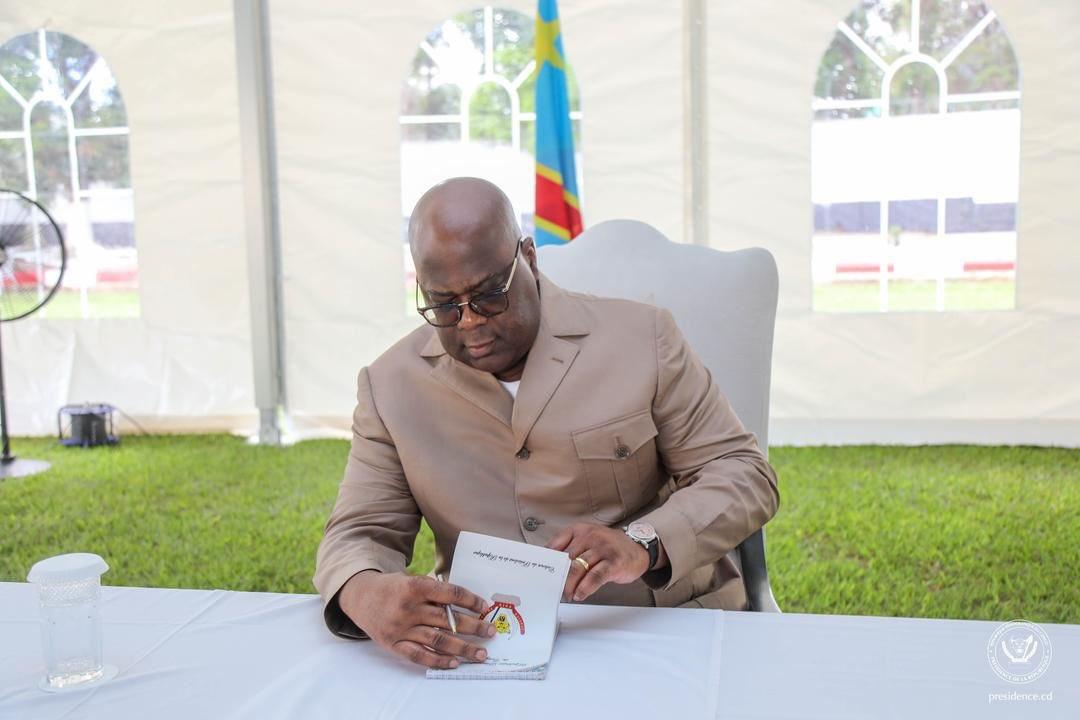 Le chef de l’État Félix Tshisekedi lors de la 40e réunion du Conseil des ministres tenue à Lubumbashi