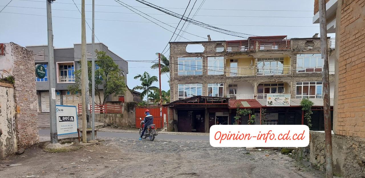 Une avenue située sur l’axe ULPGL-CCLK en ville de Goma [photo d’illustration]