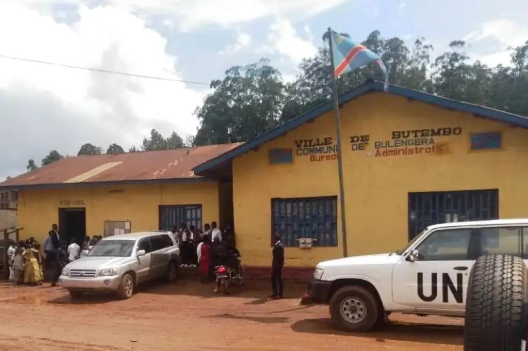 Bureau administratif de la Commune de Bulengera dans la ville de Butembo au Nord-Kivu [photo administratif]