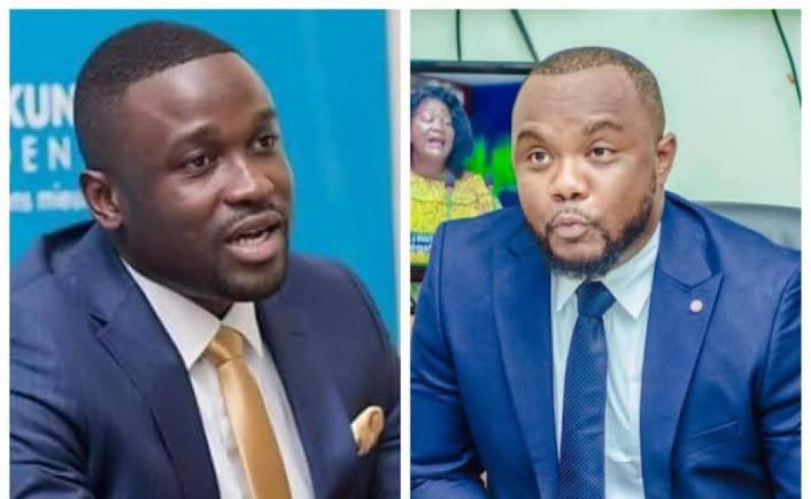 L’opposant Seth Kikuni et Christian Bosembe, président du CSAC