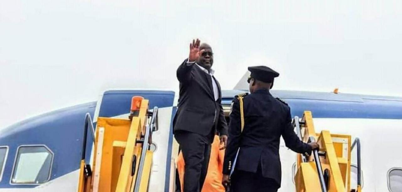 Président Félix Tshisekedi en voyage [photo d’illustration]