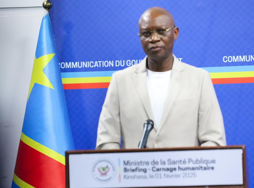 Roger Kamba, ministre de la Santé publique en RDC