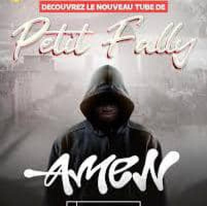 L'affiche officielle de la chanson "AMEN" de Petit Fally