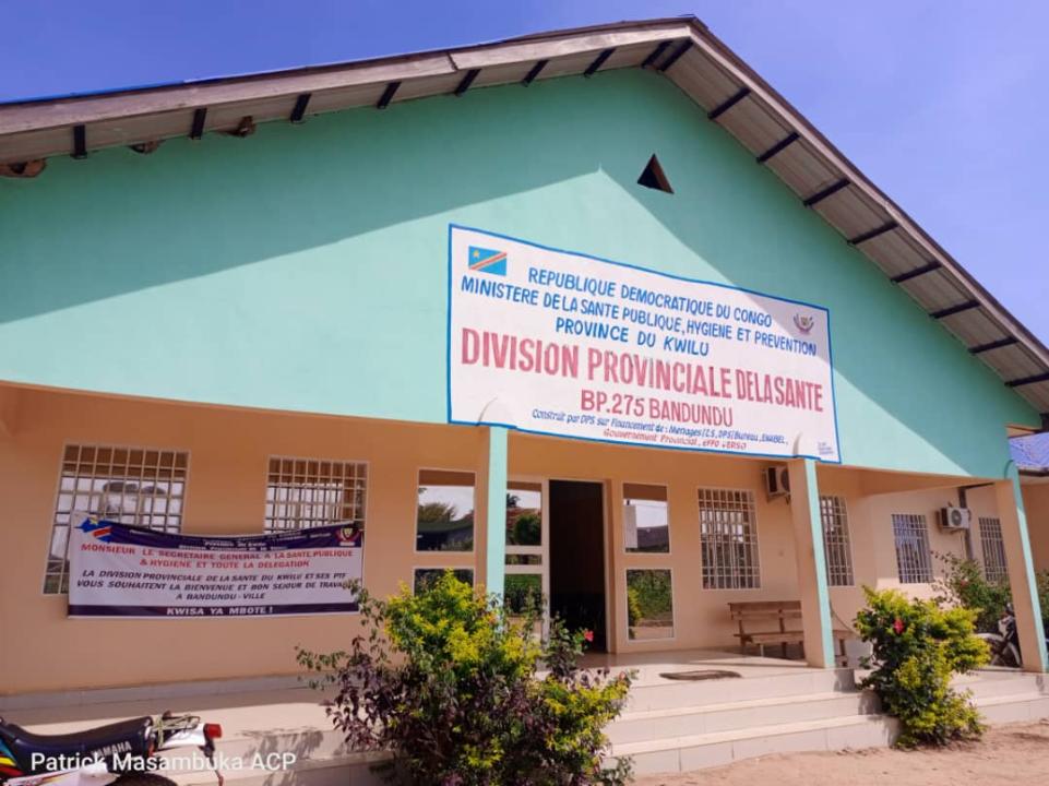 Le bâtiment de la division provinciale de la santé à Bandundu [photo d'illustration]