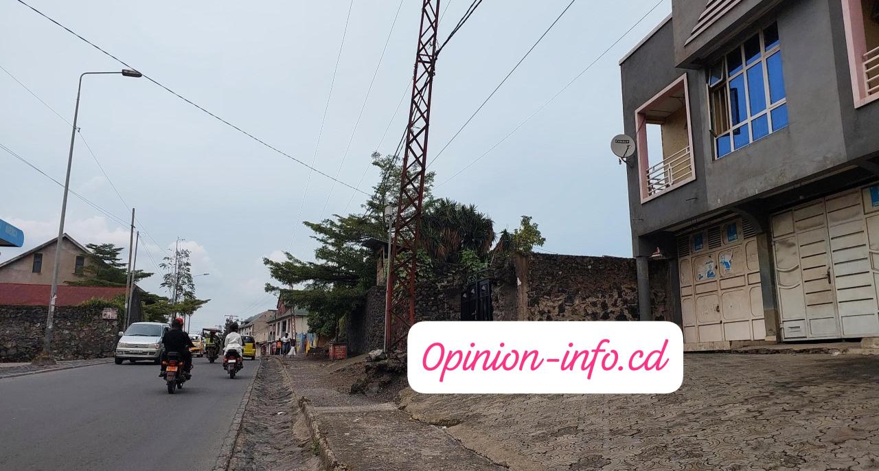 Une avenue du quartier Kyeshero dans la ville de Goma [photo d’illustration]