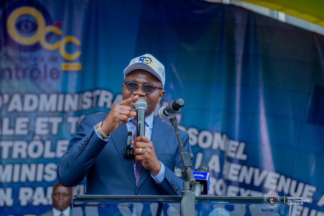 Le ministre du Commerce extérieur Julien Paluku Kahongya