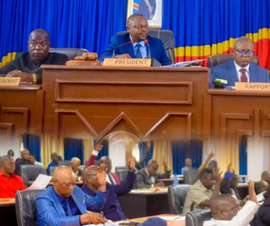 Les députés provinciaux du Kongo Central lors de la plénière de ce vendredi 02 mai 2025 à Matadi