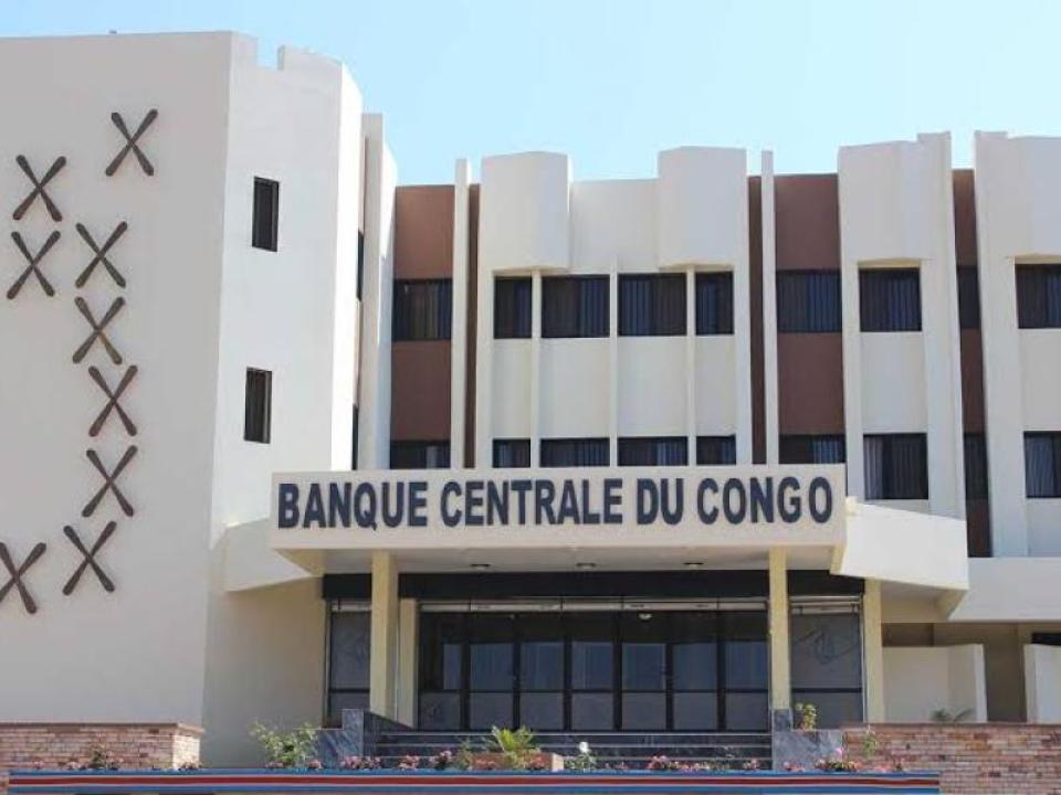Siège abritant la Banque Centrale de la Congo, à Kinshasa, capitale de la RDC