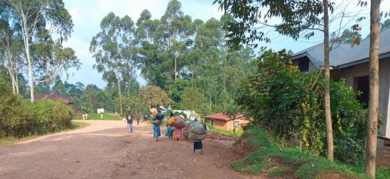 Retour des populations déplacées  à Kaheku après le retrait des miliciens UPLC [photo d’illustration]