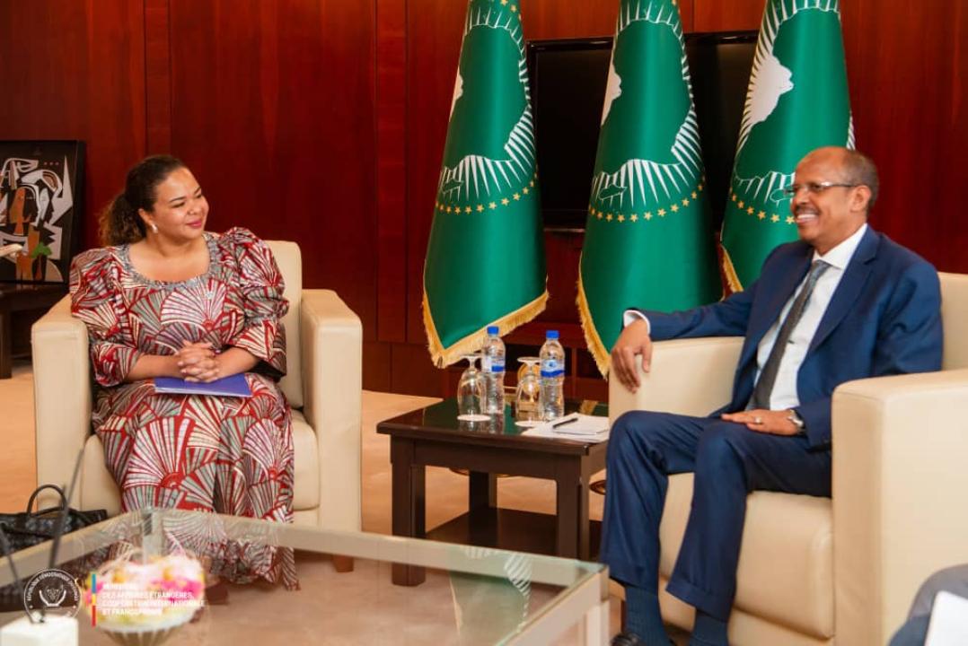 Thérèse Kayikwamba Wagner, s’est entretenue, ce mercredi 07 mai 2025, avec le Président de la Commission de l’UA, Mahmoud Ali Youssouf, à Addis-Abeba