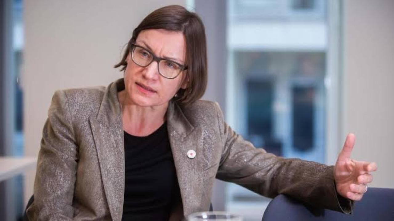 La présidente du CICR, Mirjana Spoljaric [photo d'illustration]