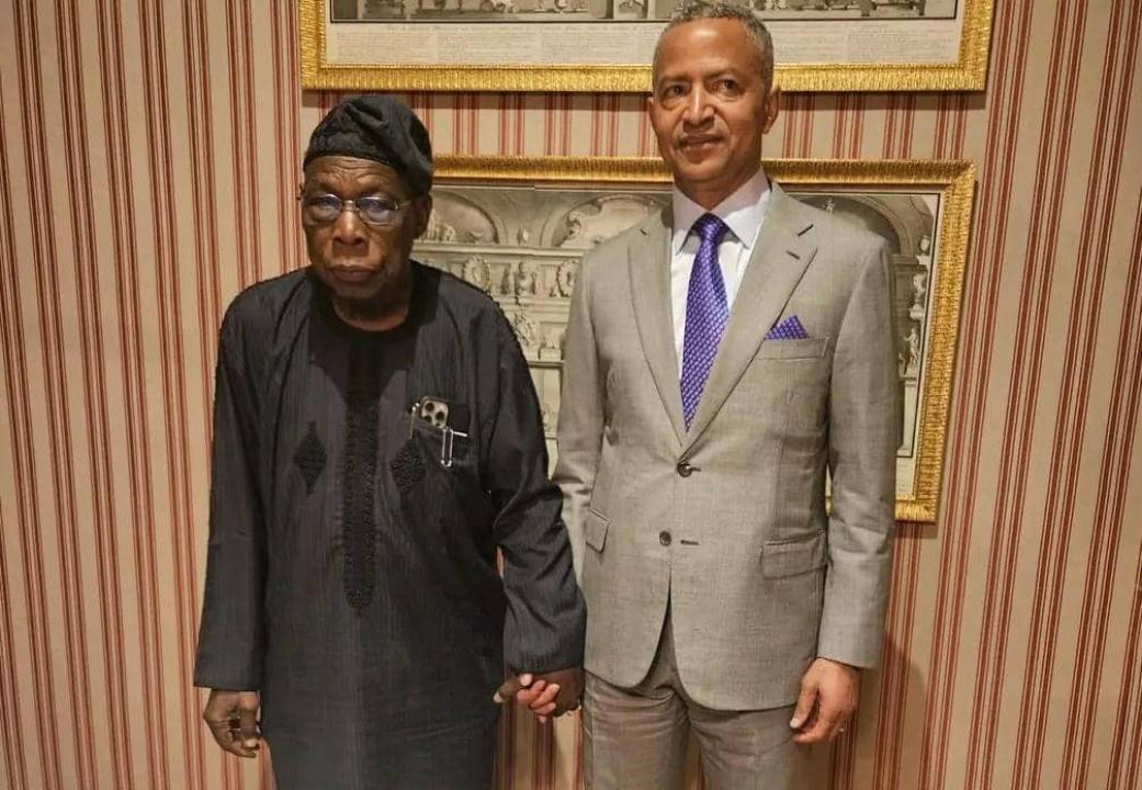 Olusegun Obasanjo rencontre Moïse Katumbi à Bruxelles