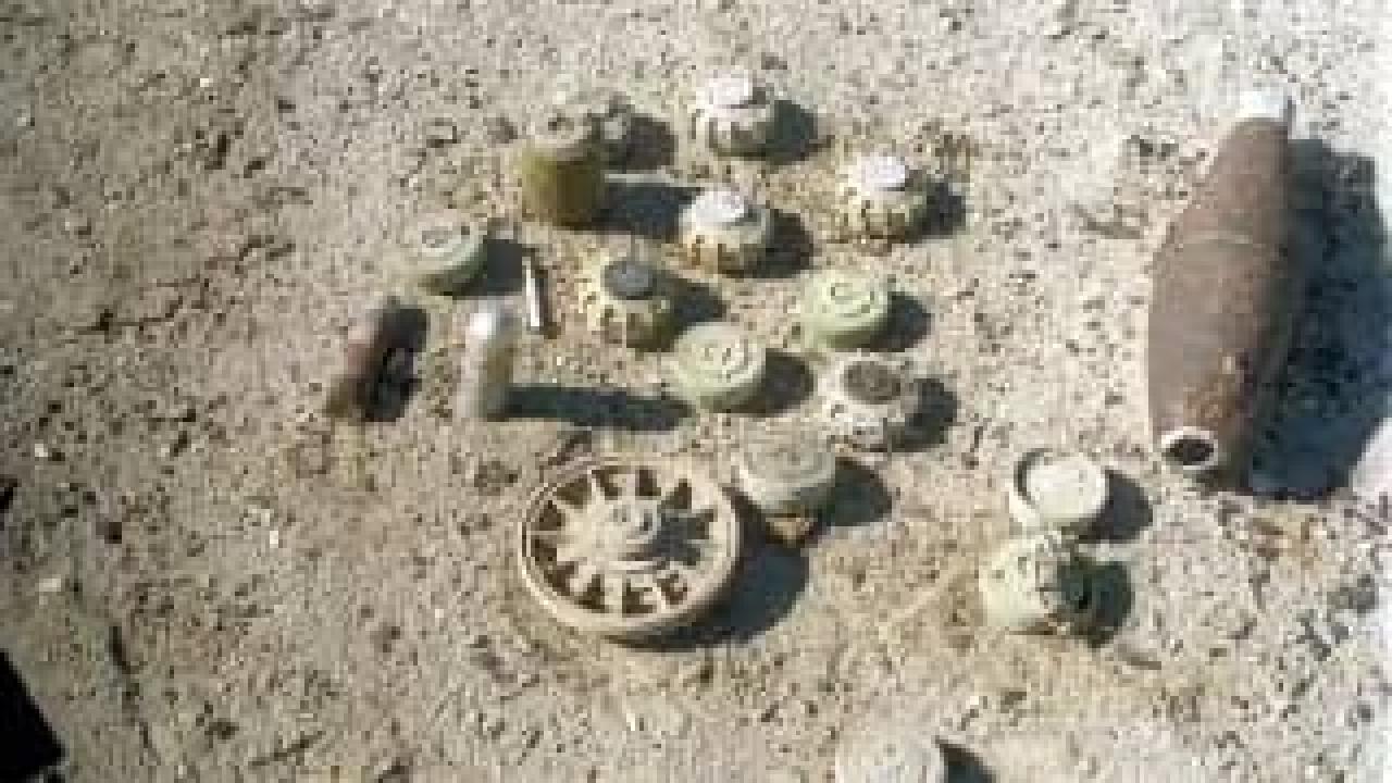 Des mines antipersonnel [photos d’illustration]