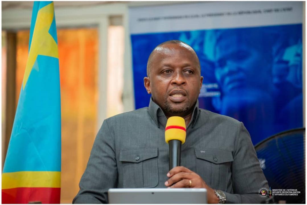 Jacquemain Shabani Lukoo, Vice-premier ministre,  ministre de l’Intérieur, Sécurité, Décentralisation et Affaires coutumières en RDC [photo d’illustration]