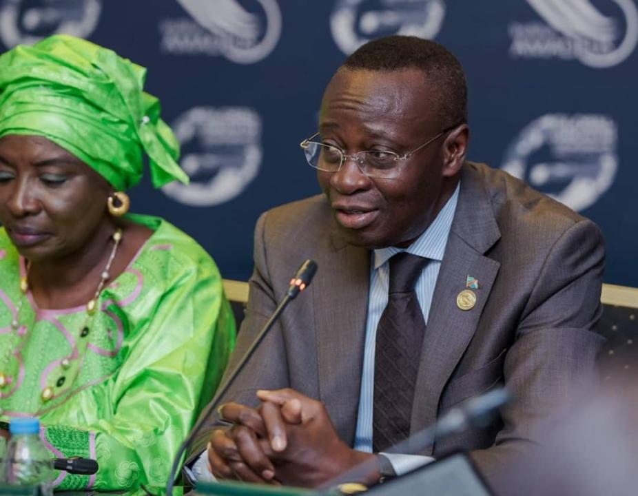 Le VPM Daniel Mukoko Samba à la clôture du Global Growth Conference, tenue à Rabat, au Maroc