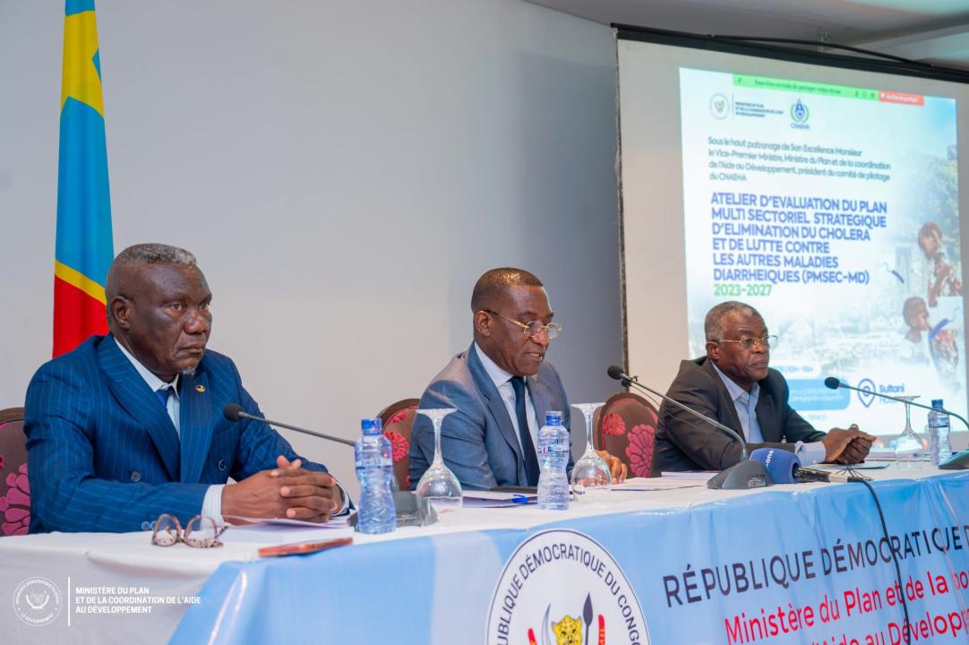 Le Vice-Premier Ministre en charge du Plan, Guylain Nyembo lors de cette activité [photo d'illustration]