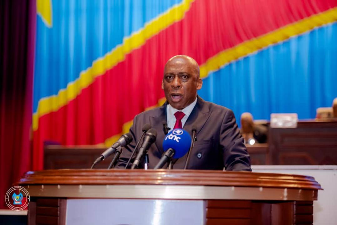 Le DG de l'OVD Victor Tumba devant les députés nationaux, mercredi 21 mai 2025