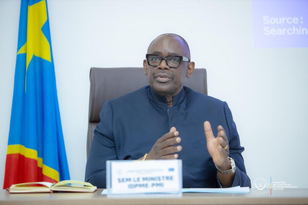Le Ministre de l’Industrie et du Développement des PME, Louis Watum Kabamba [photo d'illustration]
