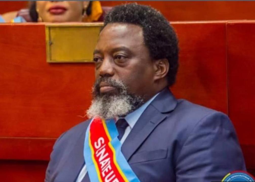 Le Sénateur à vie, Joseph Kabila Kabange, lors d’une session à la Chambre haute du Parlement