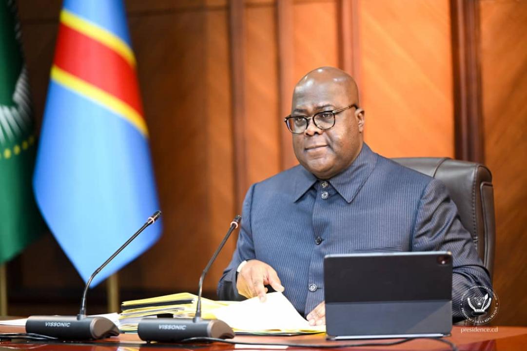 Le Président Félix Antoine Tshisekedi Tshilombo