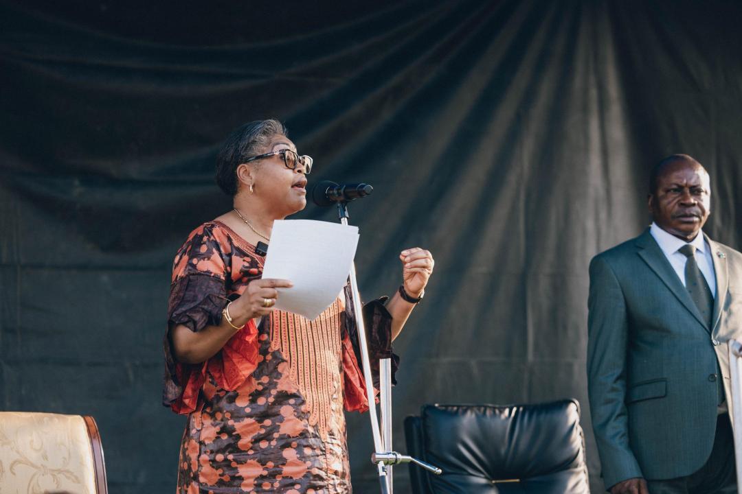  Première ministre Judith Suminwa Tuluka a mobilisé, samedi 25 mai 2025, une marée humaine à la place de l’Indépendance de Kananga, chef-lieu du Kasaï Central