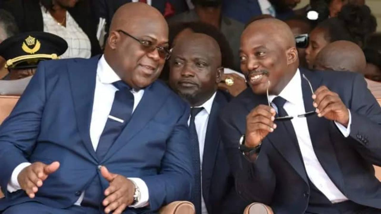 Passation pacifique du pouvoir entre Joseph Kabila et Félix Tshisekedi en janvier 2019 [photo d’illustration]