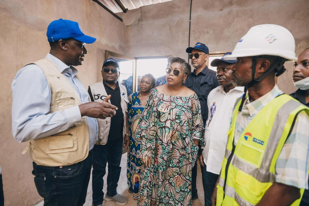 À Kananga, la Première Ministre Judith Tuluka a visité un bon nombre de chantiers