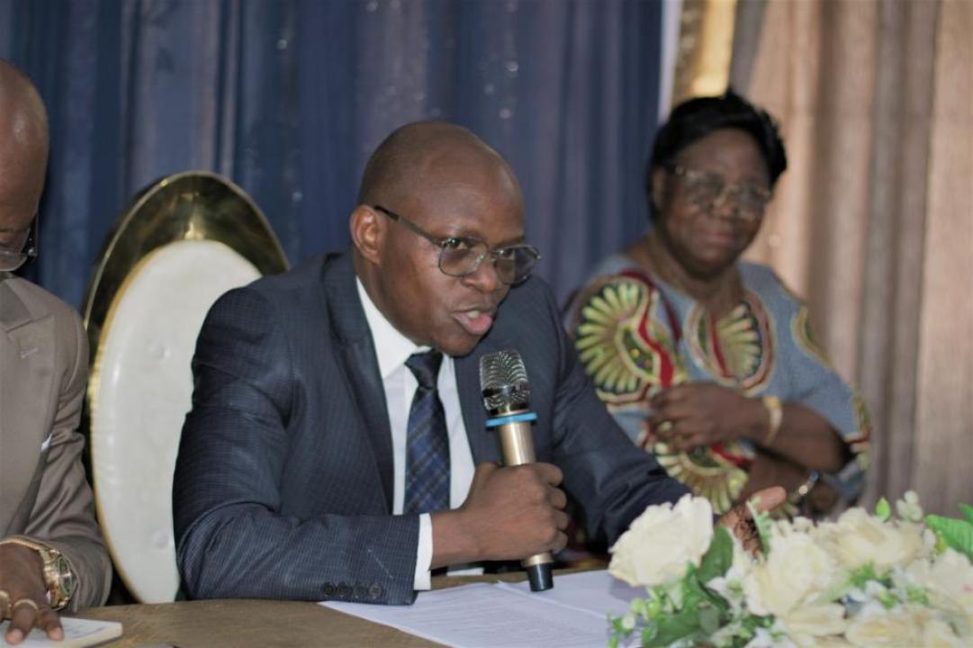 Le vice-ministre de l'Éducation Nationale et Nouvelle Citoyenneté Jean-Pierre Kezamudru