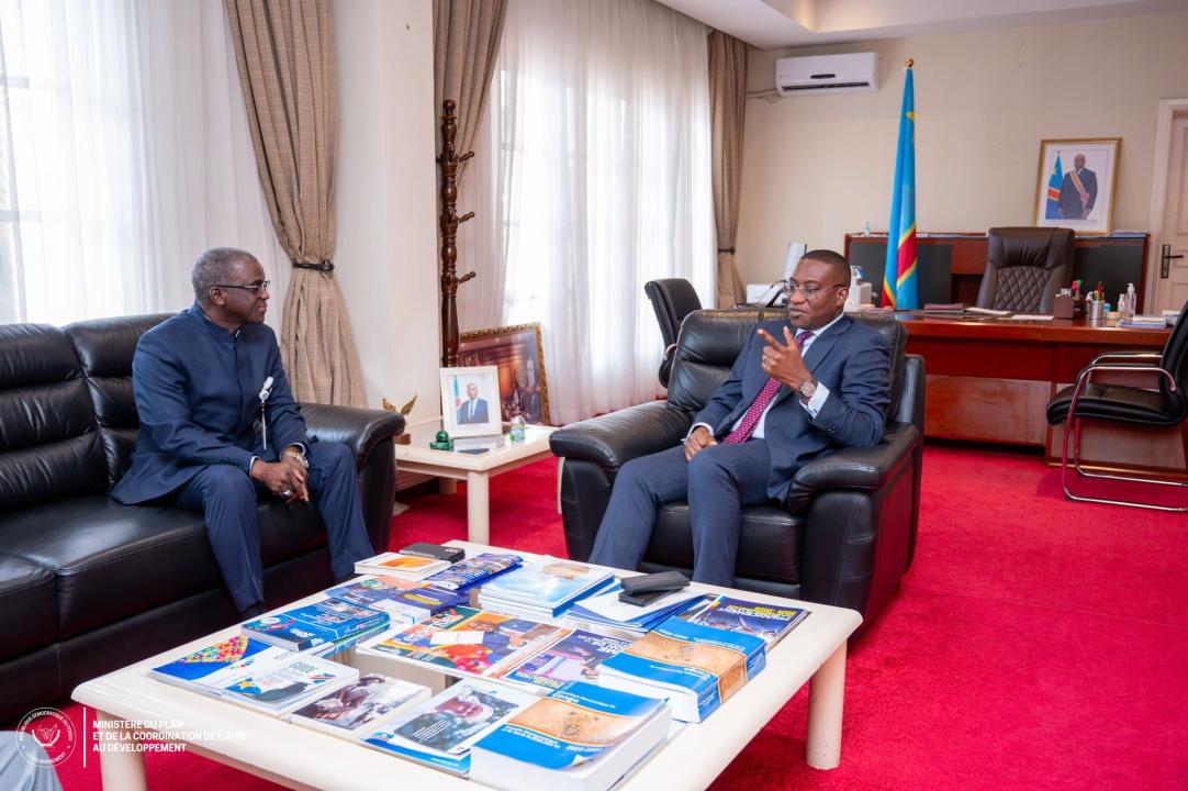Le VPM du plan Guylain nyembo et le représentant de l'UNFPA en RDC [photo d'illustration]