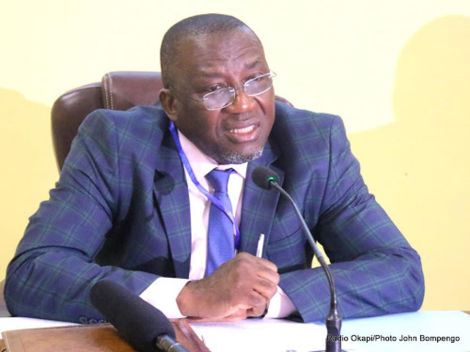 Le rapporteur de la chambre basse du parlement Jacques Djoli