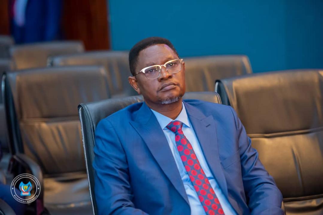 Le DG de la RVA Ngoma Mbaki lors de la plénière du mercredi 28 mai 2025