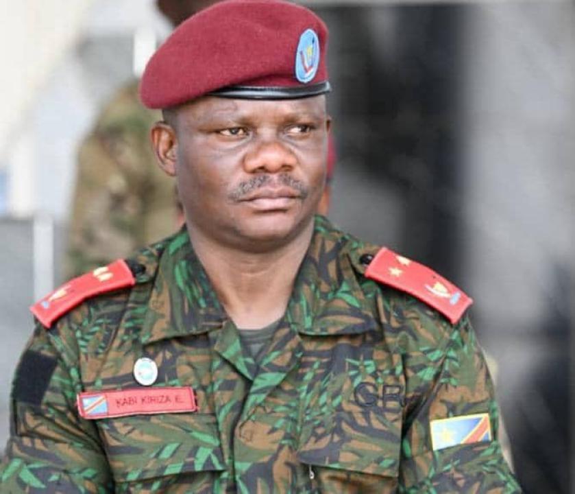 Le général-major Ephraim Kabi Kiriza de la Garde Républicaine en RDC