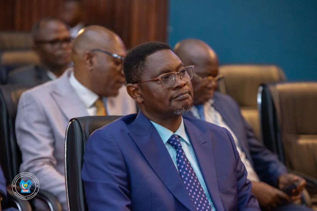 Le DG de la RVA lors d'une plénière à la chambre basse du parlement sur la gestion de la taxe " Go pass" en RDC